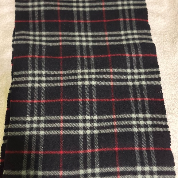 Authentic Burberrys Nova Check Long Scarf Blue - Picture 8 of 9
